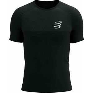 Compressport PERFORMANCE SS TSHIRT M Pánske bežecké tričko, čierna, veľkosť S