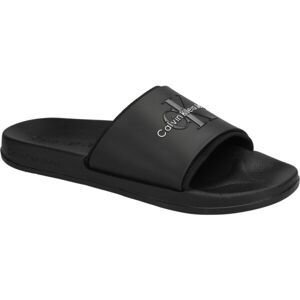 Calvin Klein SLIDE MONOGRAM Pánske šľapky, čierna, veľkosť 42