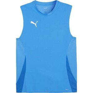 Puma TEAMGOAL SLEEVELESS JERSEY Rozlišovací dres, modrá, veľkosť M