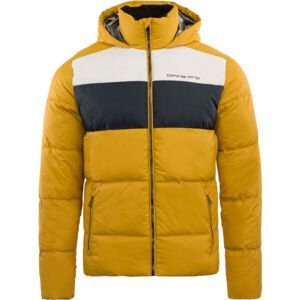 ALPINE PRO FRAN Pánska zimná bunda, žltá, veľkosť M
