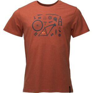 Loap BECHR Pánske tričko, oranžová, veľkosť
