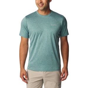 Columbia HIKE CREW Pánske tričko, svetlo zelená, veľkosť