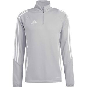 adidas TIRO24 TRAINING TOP Pánska mikina, sivá, veľkosť