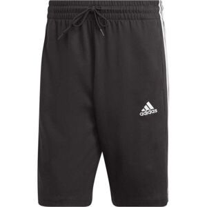 adidas ESSENTIALS SINGLE JERSEY 3-STRIPES SHORTS Pánske kraťasy, čierna, veľkosť