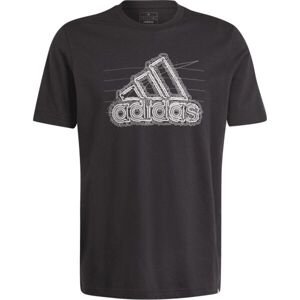 adidas GROWTH BOSS TEE Pánske tričko, čierna, veľkosť