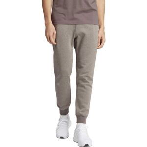 adidas ESSENTIAL MELANGE PANTS Pánske tepláky, hnedá, veľkosť