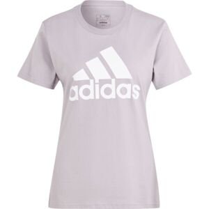 adidas LOUNGEWEAR ESSENTIALS LOGO Dámske tričko, fialová, veľkosť