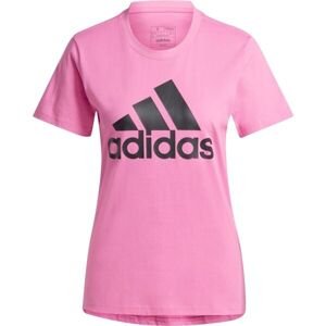 adidas LOUNGEWEAR ESSENTIALS LOGO Dámske tričko, ružová, veľkosť