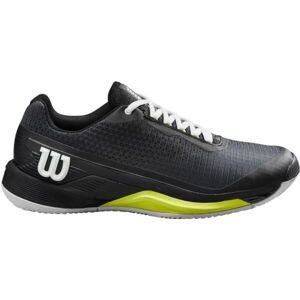 Wilson RUSH PRO 4.0 CLAY Pánska tenisová obuv, čierna, veľkosť 45 1/3