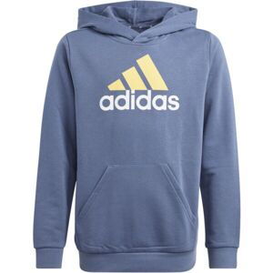 adidas ESSENTIALS TWO-COLORED HOODIE Detská mikina, modrá, veľkosť