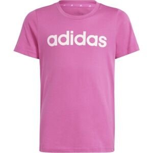 adidas LINEAR LOGO TEE Dievčenské tričko, ružová, veľkosť