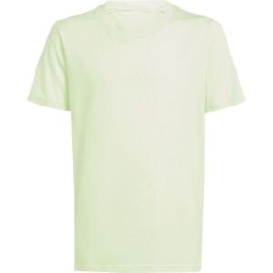 adidas TRAINING AEROREADY T-SHIRT Chlapčenské tričko, svetlo zelená, veľkosť