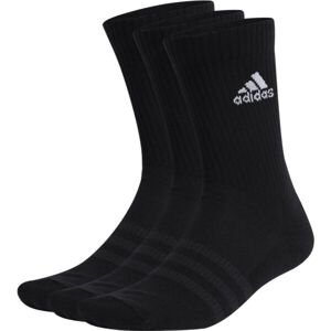 adidas CUSHIONED CREW SOCKS 3 PAIRS Ponožky, čierna, veľkosť