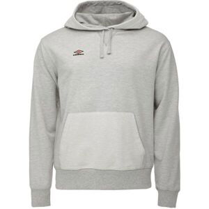 Umbro TEXTURED HOODIE SPORT CULTURE Pánska mikina, sivá, veľkosť