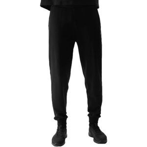 4F TROUSERS BASIC Pánske tepláky, čierna, veľkosť