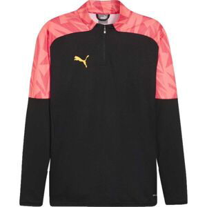 Puma INDIVIDUALFINAL 1/4 ZIP TRAINING TOP Pánska futbalová mikina, čierna, veľkosť