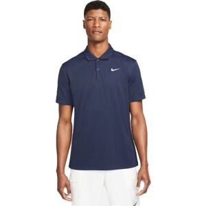 Nike COURT DRI-FIT Pánske tričko polo, tmavo modrá, veľkosť