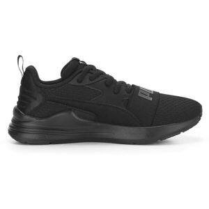 Puma WIRED RUN PURE JR Detská vychádzková obuv, čierna, veľkosť 35.5