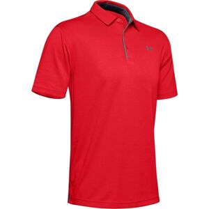 Under Armour TECH POLO Pánske tričko, červená, veľkosť