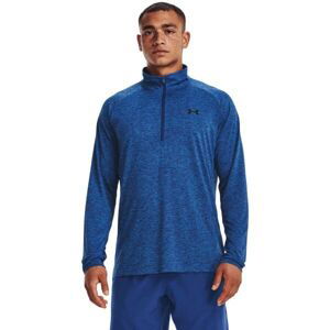 Under Armour TECH 2.0 1/2 ZIP Pánske tričko, modrá, veľkosť