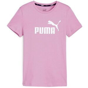 Puma ESSENTIALS LOGO TEE G Dievčenské tričko, ružová, veľkosť