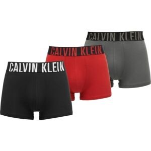 Calvin Klein TRUNK 3PK Pánske trenírky, červená, veľkosť