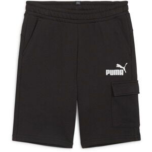 Puma ESSENTIALS CARGO SHORTS Detské šortky, čierna, veľkosť