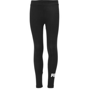 Puma ESS+LOGO LEGGINGS G Dievčenské legíny, čierna, veľkosť