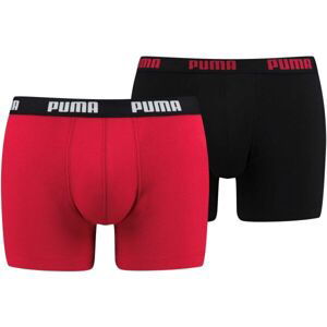 Puma BASIC BOXER 2P Pánske boxerky, červená, veľkosť