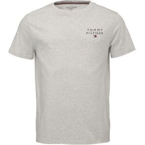 Tommy Hilfiger TH ORIGINAL-CN SS TEE LOGO Pánske tričko, sivá, veľkosť