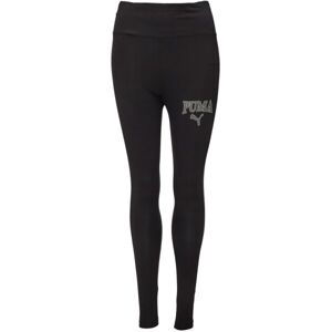 Puma SQUAD HIGH WAIST LEGGINGS Dámske legíny, čierna, veľkosť