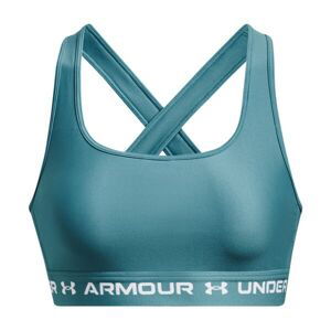 Under Armour CROSSBACK MID BRA Dámska podprsenka, tyrkysová, veľkosť