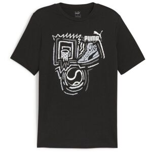 Puma GRAPHIC YEAR OF SPORTS TEE Pánske tričko, čierna, veľkosť M