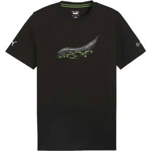 Puma MERCEDES-AMG PETRONAS F1 ESSENTIALS CAR GRAPHIC TEE Pánske tričko, čierna, veľkosť