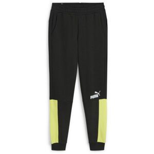 Puma ESSENTIALS+ BLOCK SWEAT PANTS Pánske športové tepláky, čierna, veľkosť