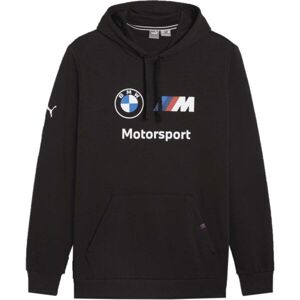 Puma BMW M MOTORSPORT ESSENTIALS  HOODIE Pánska mikina, čierna, veľkosť