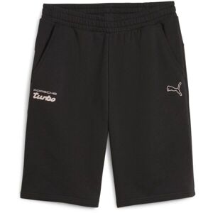 Puma PORSCHE LEGACY ESSENTIALS SHORTS Pánske kraťasy, čierna, veľkosť