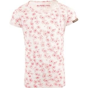 ALPINE PRO ELITO Dievčenské tričko, ružová, veľkosť