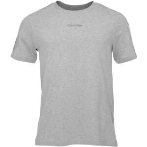 Calvin Klein PW - SS TEE Pánske tričko, sivá, veľkosť
