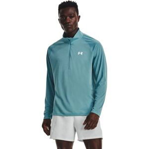 Under Armour STREAKER HALF ZIP Pánske tričko s dlhým rukávom, modrá, veľkosť