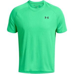 Under Armour TECH TEXTURED Pánske tričko, zelená, veľkosť