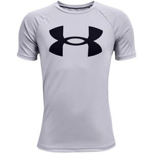 Under Armour TECH BIG LOGO SS Chlapčenské tričko, sivá, veľkosť