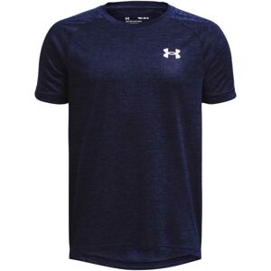 Under Armour UA TECH 2.0 SS Chlapčenské športové tričko, tmavo modrá, veľkosť