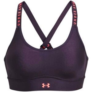 Under Armour INFINITY MID COVERED Dámska športová podprsenka, fialová, veľkosť