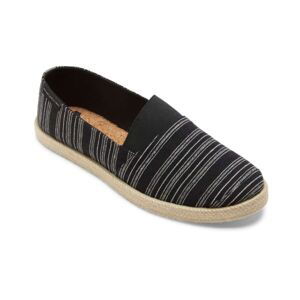 Quiksilver ESPADRILLED Pánska slip-on obuv, čierna, veľkosť 44