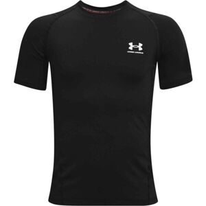 Under Armour HG ARMOUR Chlapčenské tričko, čierna, veľkosť