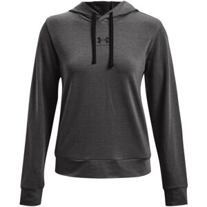 Under Armour RIVAL TERRY HOODIE Dámska mikina, tmavo sivá, veľkosť