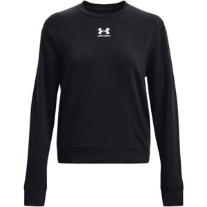 Under Armour RIVAL TERRY CREW Dámska mikina, čierna, veľkosť