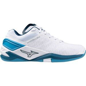 Mizuno WAVE STEALH NEO Unisex hádzanárska obuv, biela, veľkosť 46