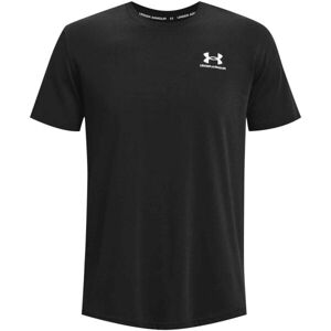 Under Armour LOGO EMB HEAVYWEIGHT Pánske tričko, čierna, veľkosť